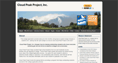 Desktop Screenshot of cloudpeak.org